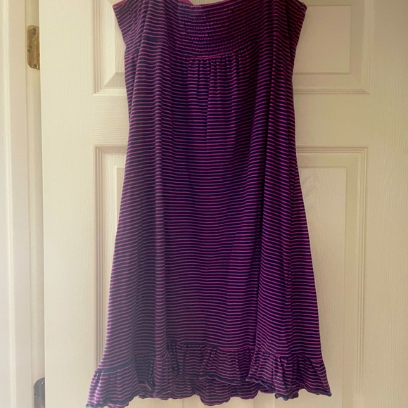 NWOT XL strapless sundress swimsuit cover up - Picture 8 of 11